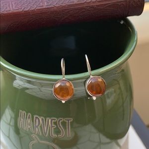 🔴2 for 20$ Sterling Silver Amber Earrings
